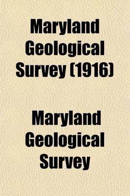 Book cover for Maryland Geological Survey (Volume 6, PT. 1)