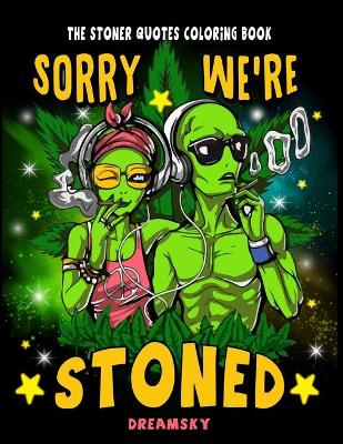 Book cover for Stoner Quotes Coloring Book