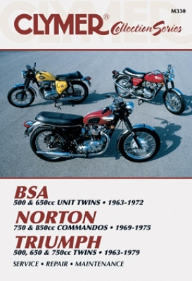 Book cover for BSA Twin - Norton Commandos - Triumph Twins Motorcycle (1963-1979) Service Repair Manual