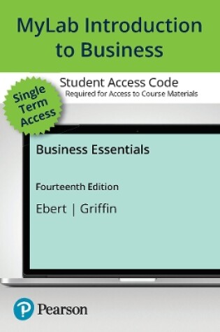 Cover of MyLab Business with Pearson eText for Business Essentials