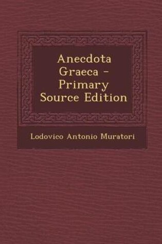 Cover of Anecdota Graeca