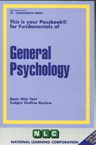 Cover of GENERAL PSYCHOLOGY