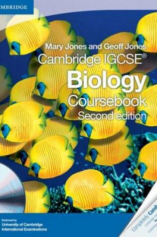 Cover of Cambridge IGCSE Biology Coursebook