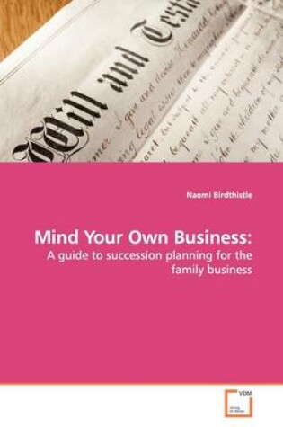 Cover of Mind Your Own Business