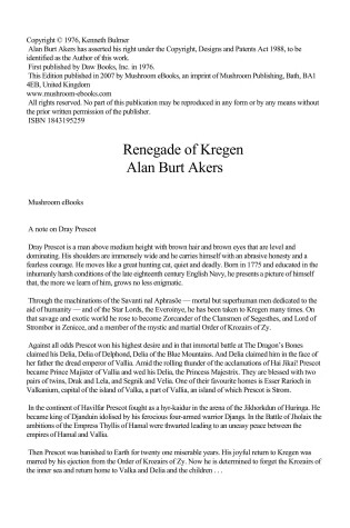 Cover of The Renegades of Kregen