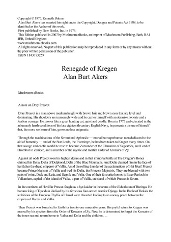 Book cover for The Renegades of Kregen