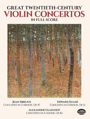 Book cover for Great 20th-Century Violin Concertos in Full Score