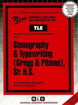 Book cover for Stenography & Typewriting (Gregg & Pitman), Sr. H.S.