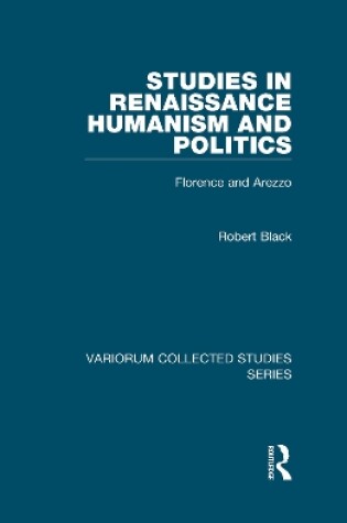 Cover of Studies in Renaissance Humanism and Politics