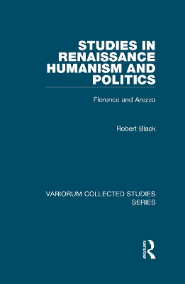 Cover of Studies in Renaissance Humanism and Politics