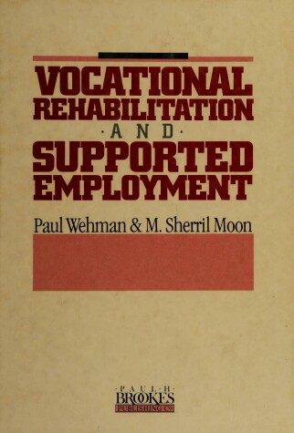 Book cover for Vocational Rehabilitation and Supported Employment