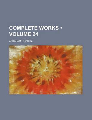 Book cover for Complete Works (Volume 24)