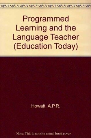 Cover of Programmed Learning and the Language Teacher