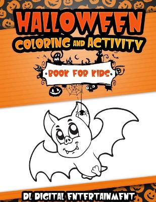 Book cover for Halloween Coloring and Activity Book for Kids