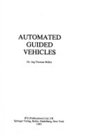 Cover of Automated Guided Vehicles