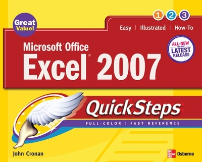 Book cover for Microsoft Office Excel 2007 QuickSteps