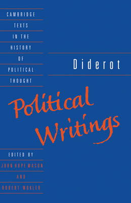 Book cover for Diderot: Political Writings