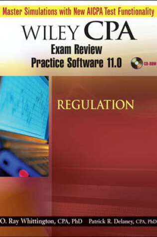 Cover of Wiley CPA Examination Review Practice Software 11.0 Regulation