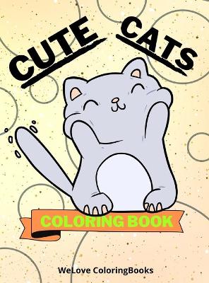 Book cover for Cute Cats Coloring Book