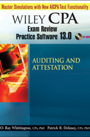 Cover of Wiley CPA Examination Review Practice Software 13.0 Audit