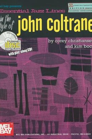 Cover of Essential Jazz Lines in the Style of John Coltrane, E-Flat Instruments Edition