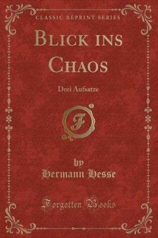 Cover of Blick Ins Chaos