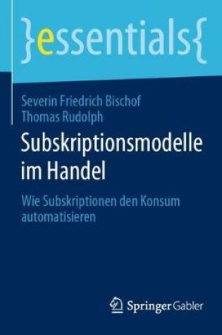 Cover of Subskriptionsmodelle im Handel