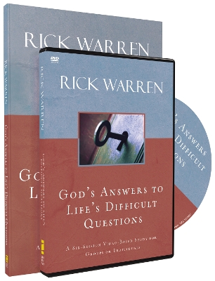 Book cover for God's Answers to Life's Difficult Questions Study Guide with DVD