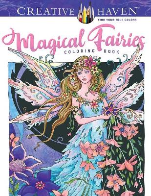 Book cover for Creative Haven Magical Fairies Coloring Book