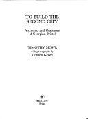 Book cover for To Build the Second City