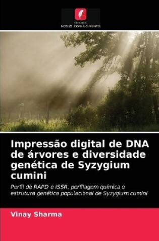 Cover of Impressão digital de DNA de árvores e diversidade genética de Syzygium cumini