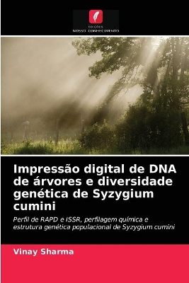 Book cover for Impressão digital de DNA de árvores e diversidade genética de Syzygium cumini