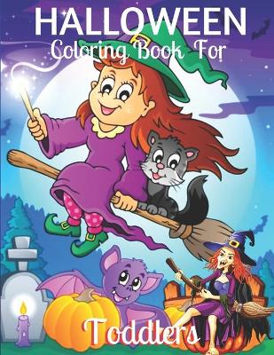 Book cover for Halloween Coloring Book For Toddlers