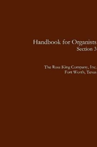 Cover of Handbook for Organists: Section 3