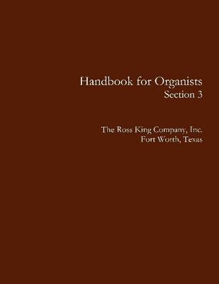 Book cover for Handbook for Organists: Section 3