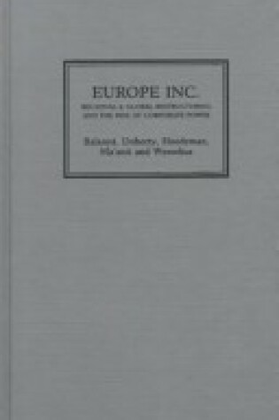 Cover of Europe Inc.