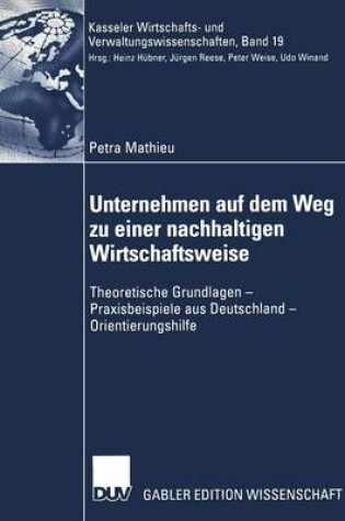 Cover of Unternehmen auf dem Weg zu einer nachhaltigen Wirtschaftsweise