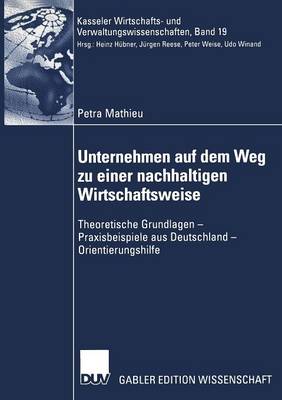 Cover of Unternehmen auf dem Weg zu einer nachhaltigen Wirtschaftsweise