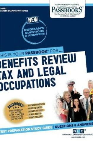 Cover of Benefits Review, Tax and Legal Occupations (C-3552)