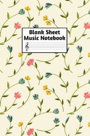 Cover of Blank Sheet Music Notebook