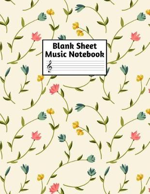 Book cover for Blank Sheet Music Notebook