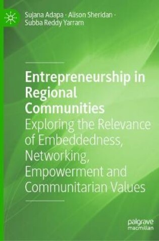 Cover of Entrepreneurship in Regional Communities