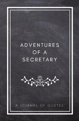 Book cover for Adventures of A Secretary