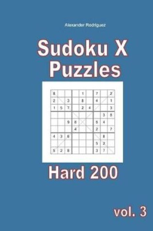 Cover of Sudoku X Puzzles - Hard 200 vol. 3