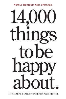 Book cover for 14,000 Things to Be Happy About.