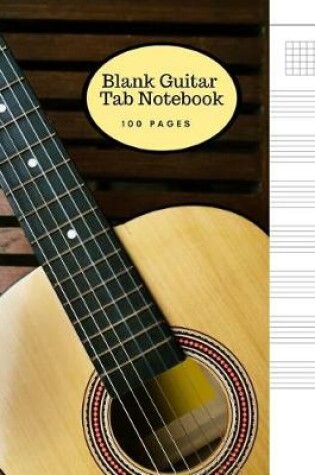 Cover of Blank Guitar Tab Notebook