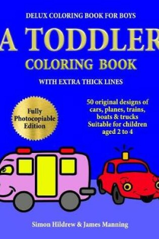 Cover of Delux Coloring Book for Boys