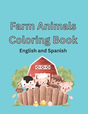 Book cover for Farm Animals Coloring Book