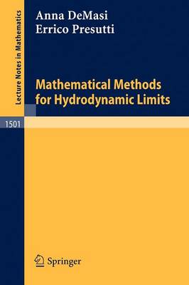 Cover of Mathematical Methods for Hydrodynamic Limits