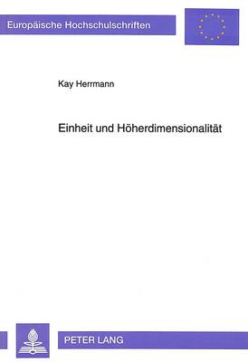 Book cover for Einheit Und Hoeherdimensionalitaet